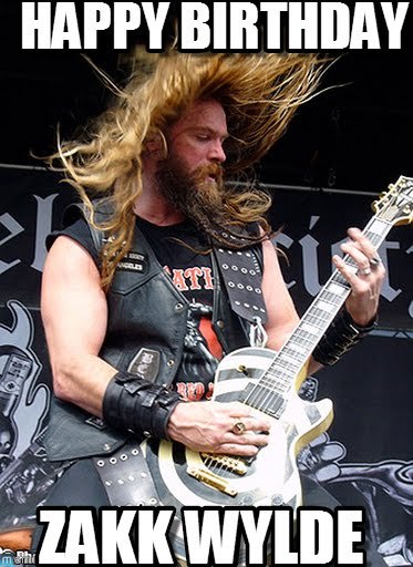 We at  wish Zakk Wylde a very happy birthday!! 