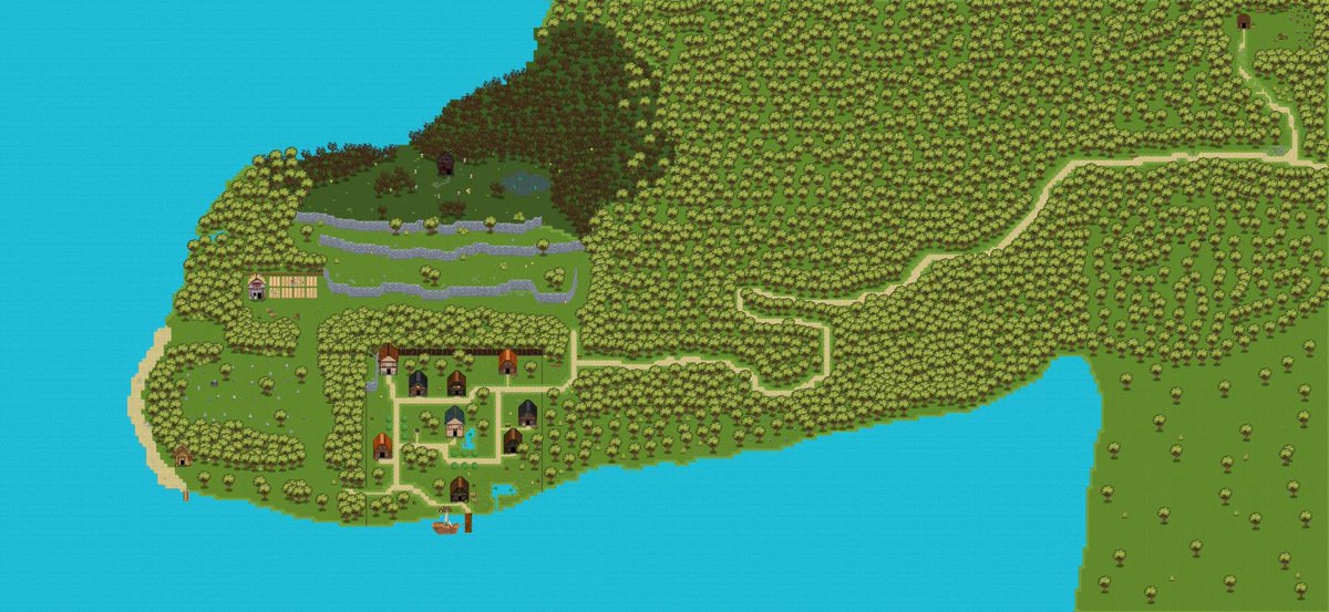 modrpg's tweet image. Here's the actual map of the game! #indiedev #indiegames
