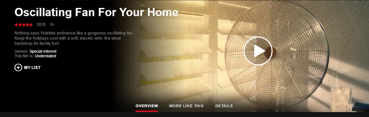 asjmcguire's tweet photo. Really Netflix? Really? #OscillatingFan (86 reviews) https://t.co/DsnbqKY6Kw