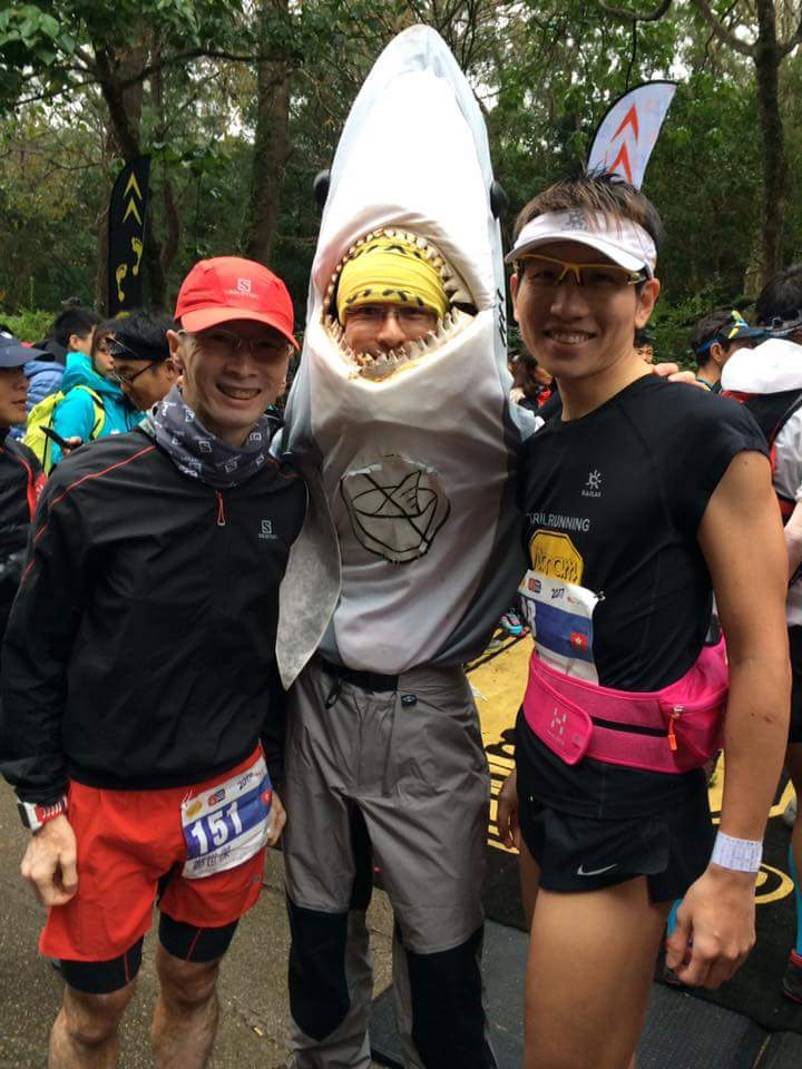 Wildlife along the way: from wild boars and macaques and Lesser Spotted Land Sharks 🦈 (Say NO to sharks fin soup!) XD #HK100 #hk100ultra