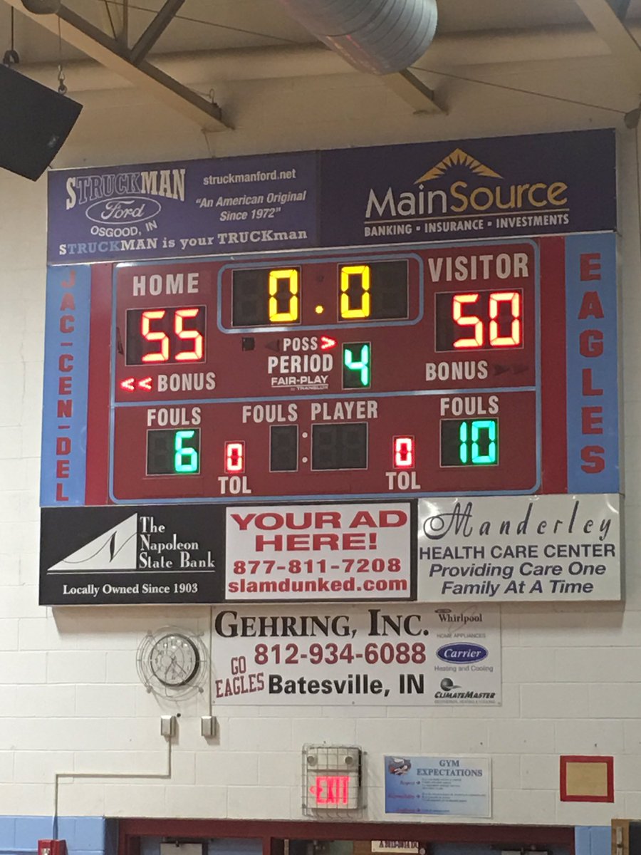 JCDSports's tweet image. JV Eagles Final Score: Jac-Cen-Del 55 Waldron 50. Great game Eagles! 🦅