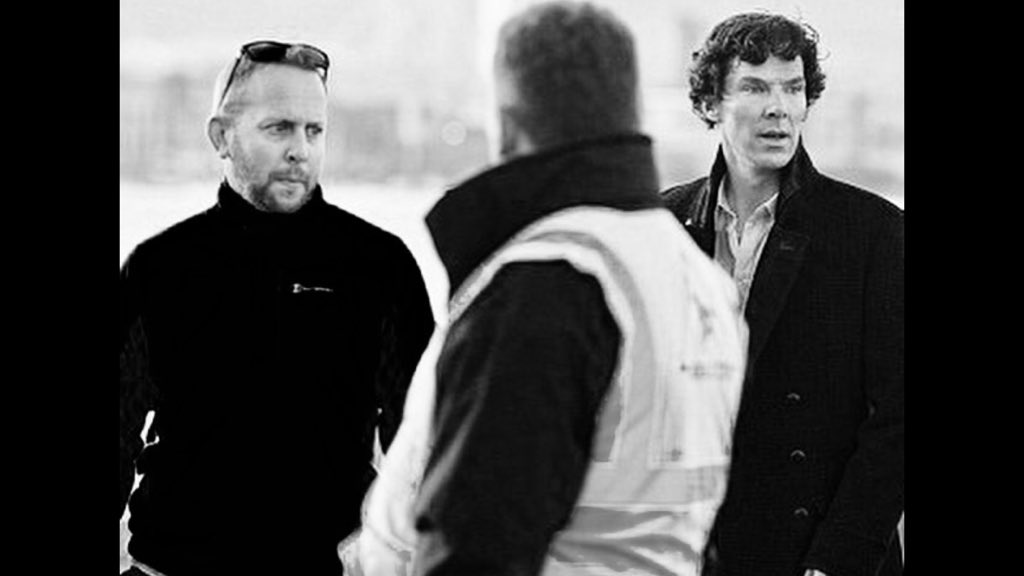 IamTomGuy's tweet photo. When you're photobombed by #BenedictCumberbatch 🙄 ! #Sherlock https://t.co/EC0vDU8z8P