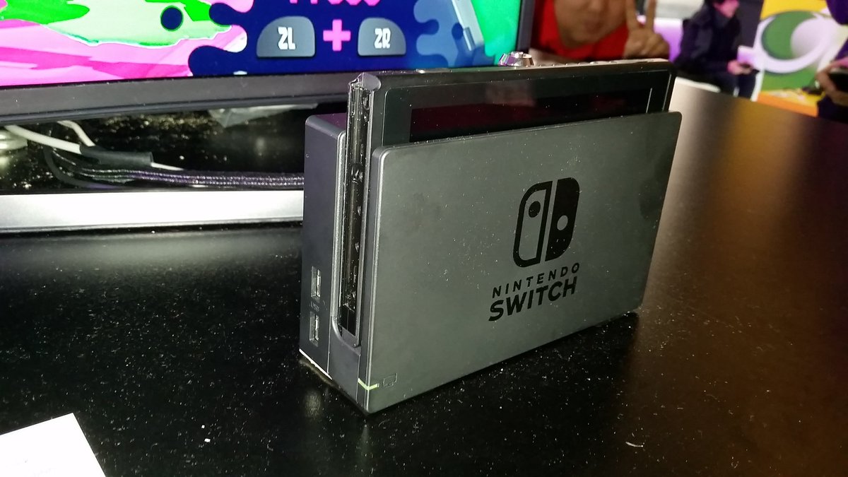 xD1x's tweet photo. I saw 2 USB ports, looks like we can charge 2 pro controllers at the same time while playing!

RT to let Nintendo know you hope this is real https://t.co/HBO0q8aLEI