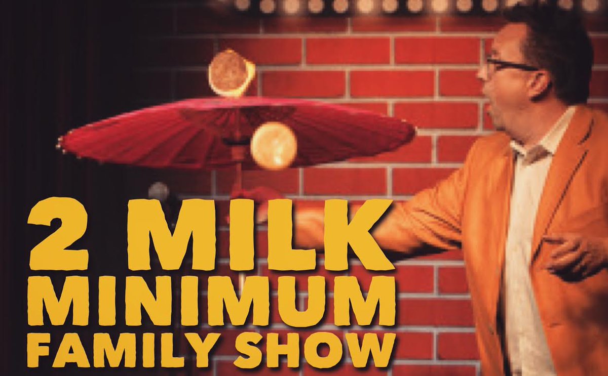 FlappersComedy's tweet photo. Two Milk Minimum! 
Kid Show every week at 430pm! 10 Dollar Tickets! https://t.co/LXJ4M8fVqo