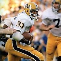 Pitt_FB's tweet photo. Quadree Henderson &amp; Tony Dorsett are the only players in #Pitt history to surpass 2,000 all-purpose yards in a season. #H2P @WalterCampFF https://t.co/Mr9RiRDmes