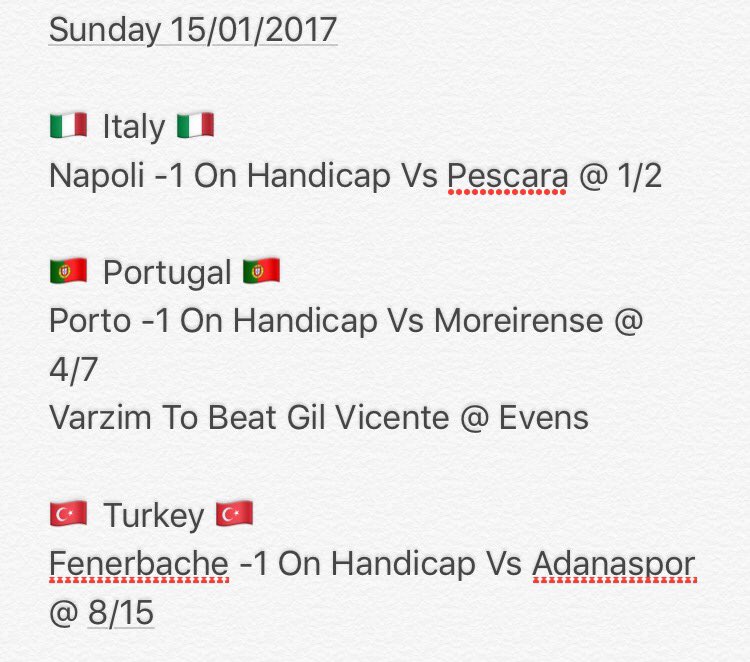 StatsWhereItsAt's tweet image. Sunday 15/01/2017