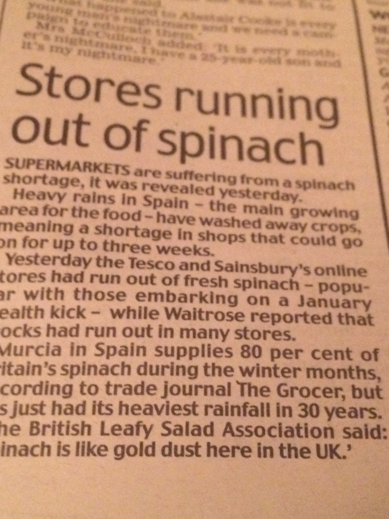 stevenha65's tweet photo. This in today's mail newspaper @Delifreshltd https://t.co/B9tM2nv9rE