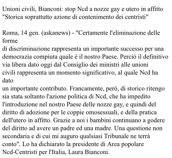 Quando finiranno di prendere in giro gli italiani questi sedicenti cattolici?!? 
#senzavergogna @comitatoart26 @ManifPourTousIt <a href="/sentinpiedi/">Sentinelle In Piedi</a>