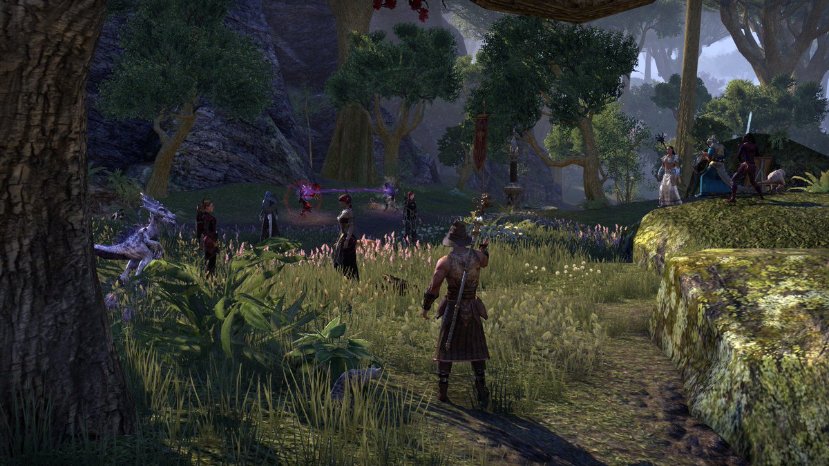 EscapistFanatic's tweet photo. Fight Night! #TheMovingCastle #ESO #OneTamriel @Ukhlog @HellsbunniesTV @Xannziee https://t.co/Jg2xQRGZOQ