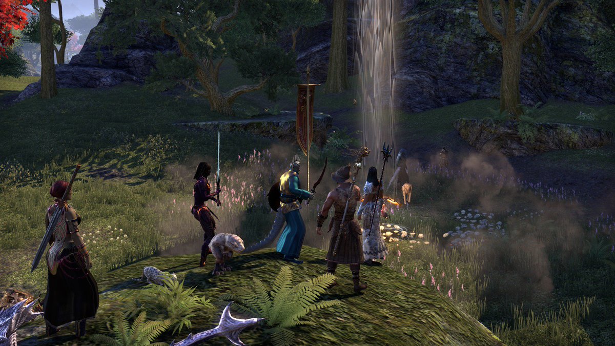 EscapistFanatic's tweet photo. Fight Night! #TheMovingCastle #ESO #OneTamriel @Ukhlog @HellsbunniesTV @Xannziee https://t.co/Jg2xQRGZOQ