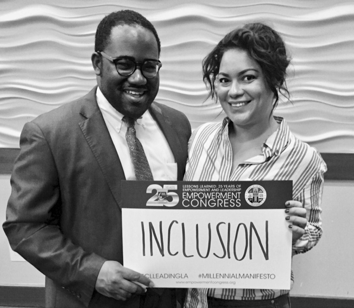 priscillachav's tweet photo. Staying Woke...it can be a movement. - @sridleythomas #ECLLeadingLA #Inclusion #ECSummit25 @EmpowerCongress https://t.co/ZTPFEDVTM3