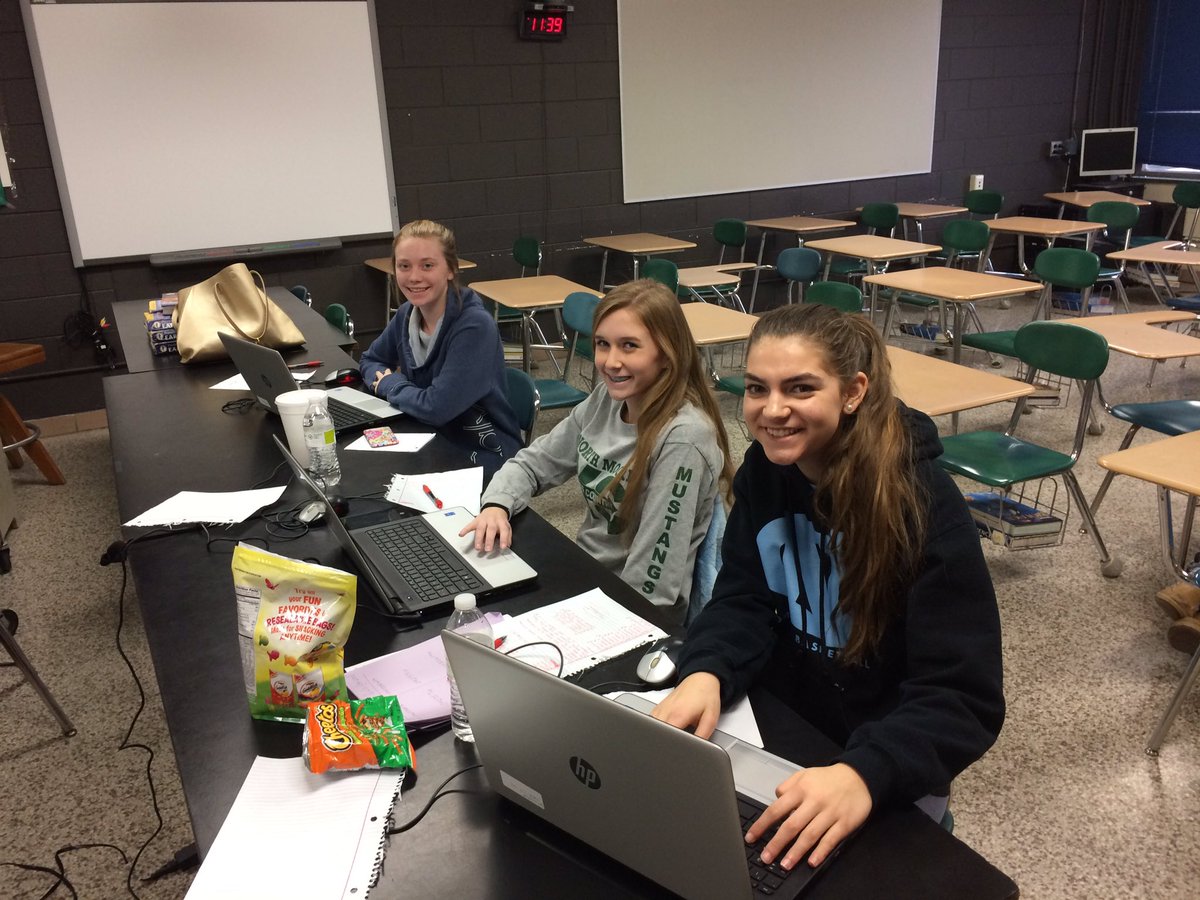 Lots of problem solving and learning this morning as the <a href="/NorthMooreHigh/">North Moore High</a> students participated in the #CyberPatriot State Rounds.