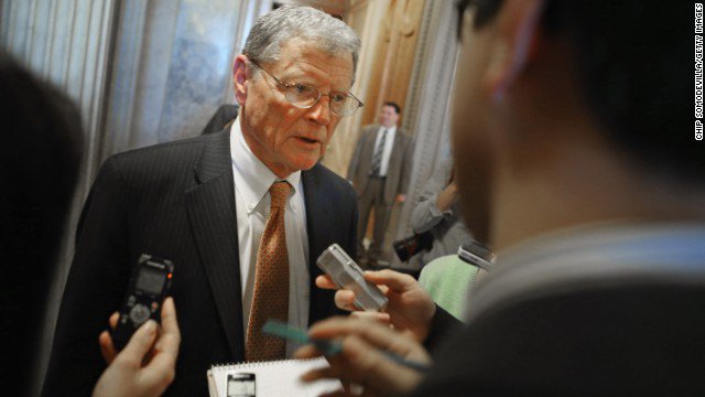 CNNPolitics's tweet photo. Sen. James Inhofe: Trump's reference to Nazi Germany shows his "sense of humor" https://t.co/qLJ8W0GnuU https://t.co/Zdy7vUYHy5