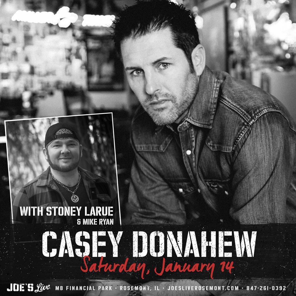 Roadhouseims's tweet photo. There is only☝🏻guy and☝🏻station in Illinois playing @caseydband and that's @JasonCarter03 on @TheEdgeOnAir! Join him tonight @JoesRosemont https://t.co/KsG38f4sfw