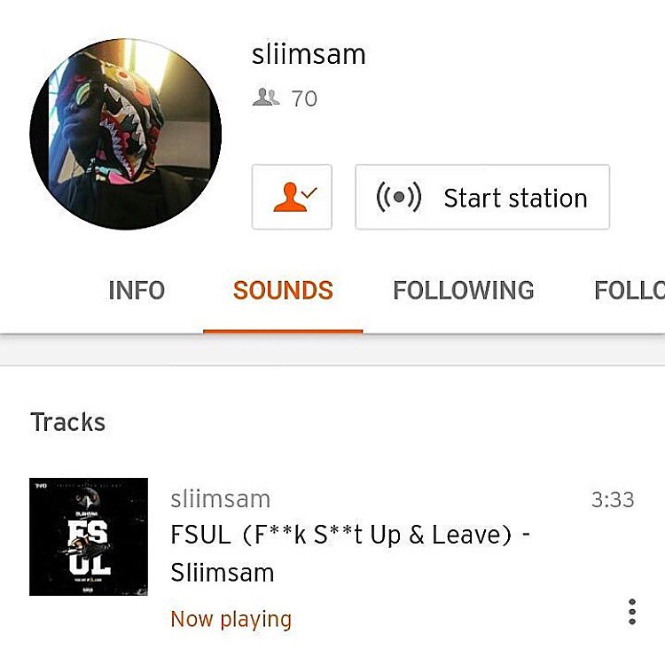 sliimsam's tweet photo. #FSUL 🖕🏾By @sliimsam 👽Out Now On @soundcloud - https://t.co/8U4Sdt0wfR Mixed By @mistabasco 👽 Album Cover By @nd2official 👊🏾 @tnad_music 🙌🏾 https://t.co/HPAEkhBs2H