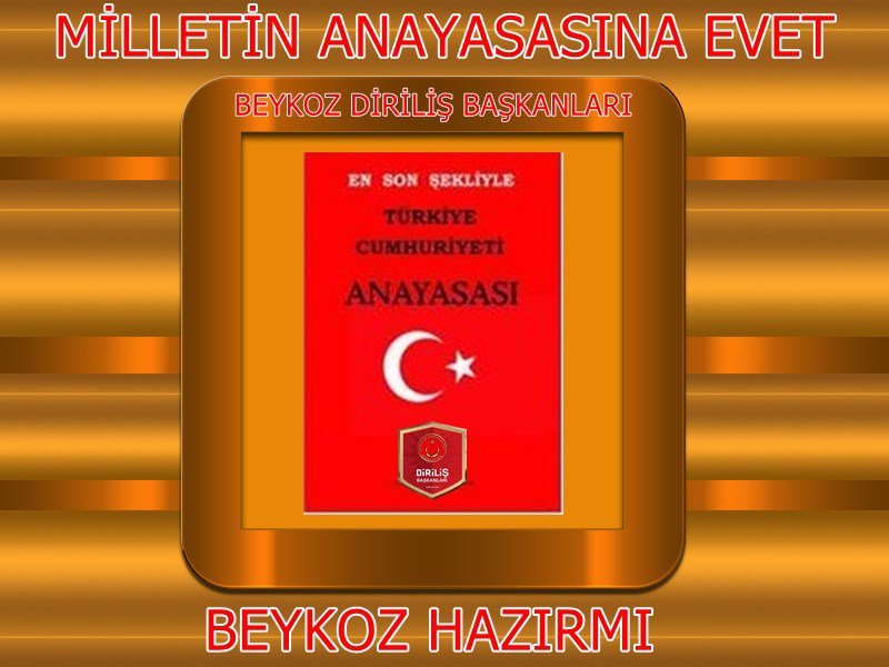 RecepHalilGlte4's tweet photo. #MİLLETİN #ANAYASASINA #EVET https://t.co/APaUObh6Jo https://t.co/FsCcsfICun