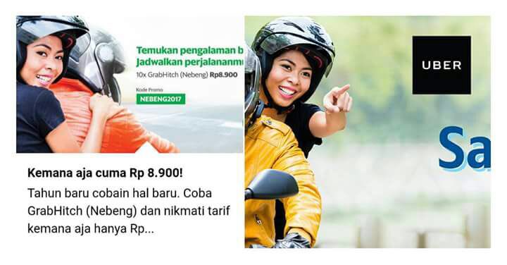 Cewe ini doyan naik ojek.. 
Same stock different brand #ihik