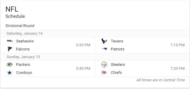 bomansays's tweet image. #NFLPlayoffs
#Divisional Schedule 2016 @NFL
►nfl.com/schedules/2016…
#Divisonal Scores 2016 @NFL
►nfl.com/scores/2016/PO…