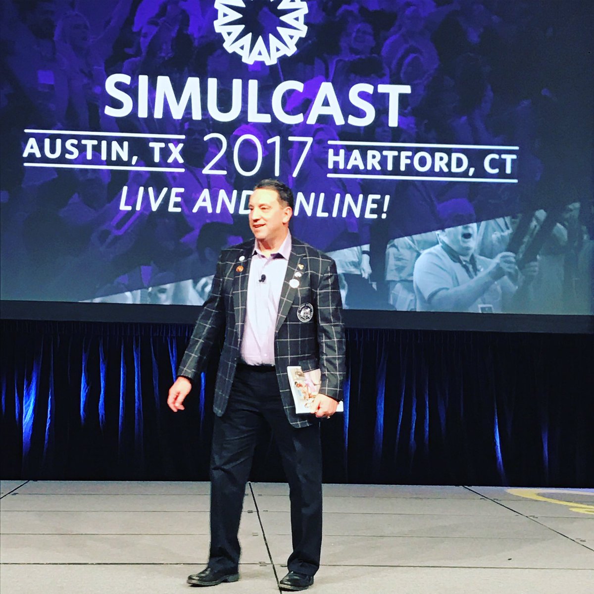 AmbitEnergy's tweet photo. "Are you just showing up or are you in it to win it?" - NC Ray Montie #Simulcast17 https://t.co/TRuC9pzF0B