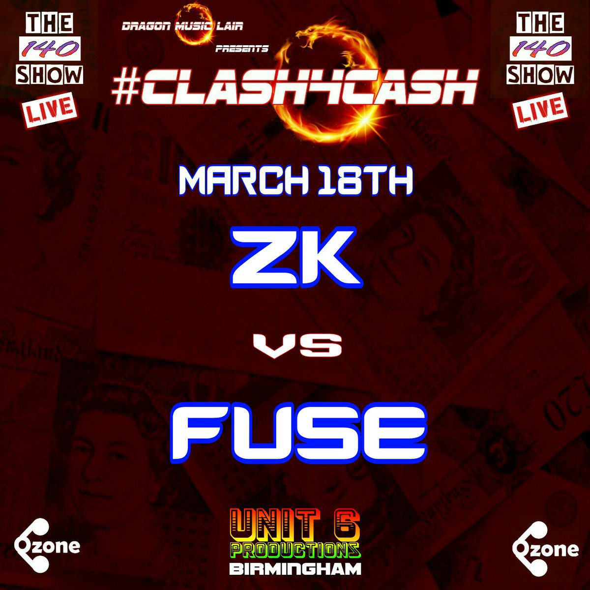 MrJAChristian's tweet photo. #Clash4Cash - ZK vs Fuse
#DragonMusicLair #140show #OzoneMedia
https://t.co/Z8oHnUGKUa https://t.co/tyfbnZs0AE
