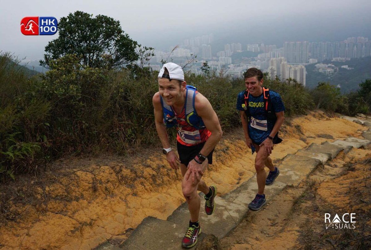 Takeaways: stairs are no joke, never wave to a group of 🐒😆

Thank you <a href="/VibramHK100/">Vibram® HK100</a> for a wonderfully tough event! 🙌@HOKAONEONE <a href="/GUEnergyLabs/">GU Energy Labs</a>