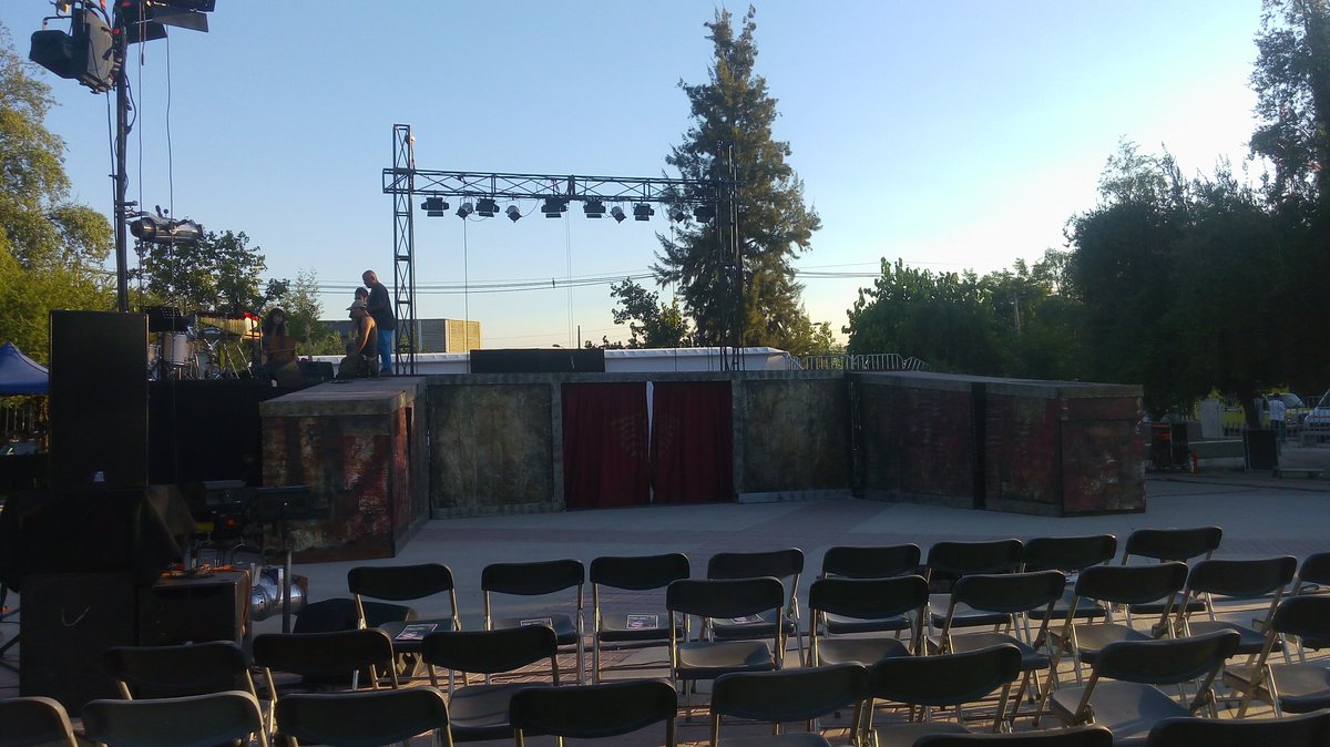 Preparando Tito Andrónico en San Joaquín