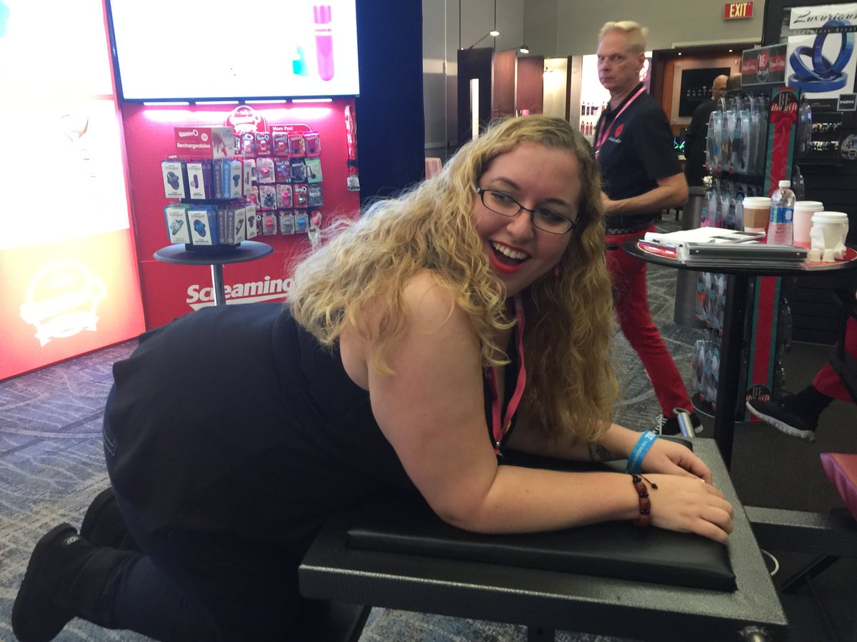 Bido_objects's tweet photo. Climbing on the spanking bench is @ashleymanta https://t.co/9MNExGk44b