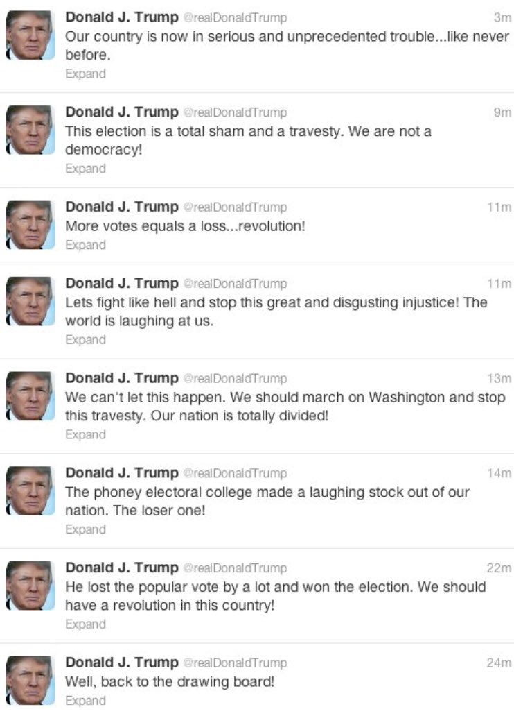 Politics_PR's tweet image. Here's Trump in '12 calling Barack Obama's win against Romney illegitimate  @SLindauer2011 #TheResistance