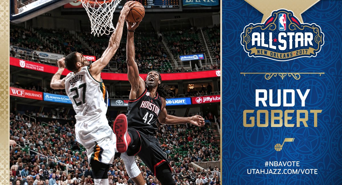 Rudy Gobert   #NBAVote https://t.co/kYUBgwnQsa