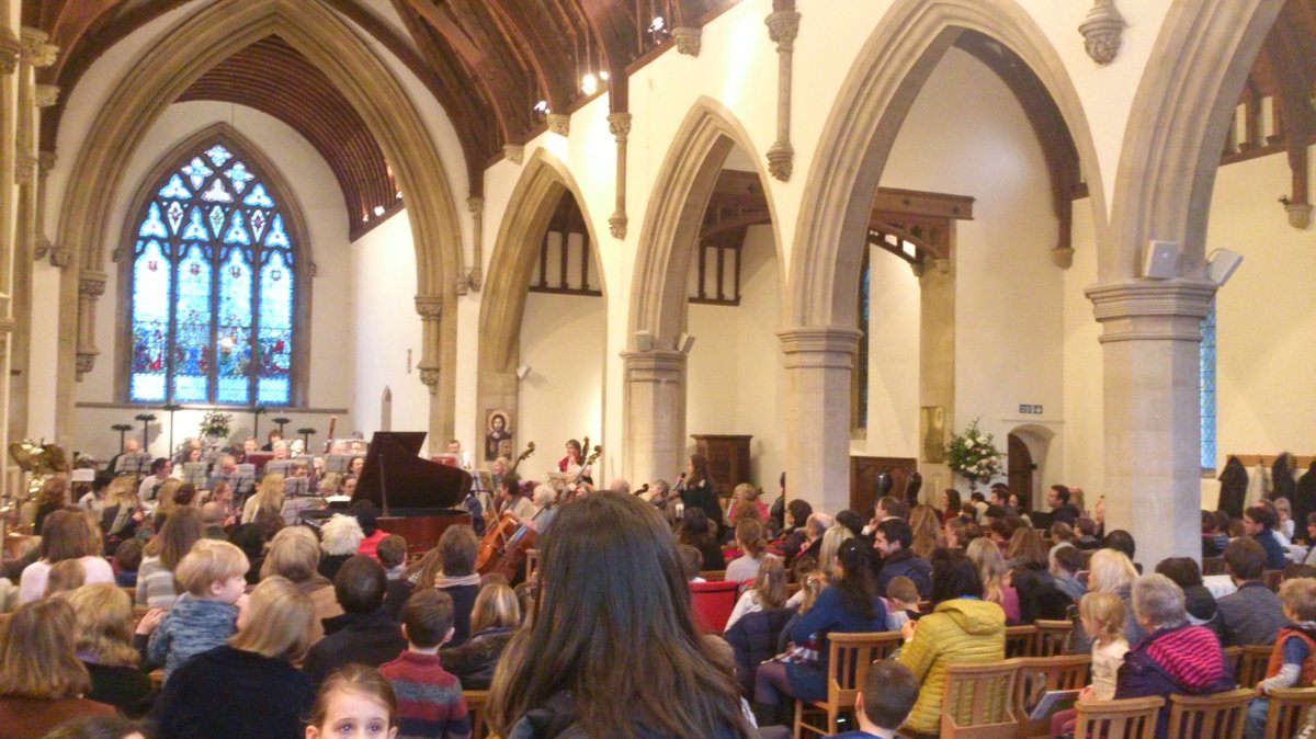 CraigIawton's tweet photo. Marvellous concert tonight with @WinchChambOrch this was the packed audience for our #MiniMatinee earlier!! And similar number in eve!! https://t.co/JLUBxEeOtH