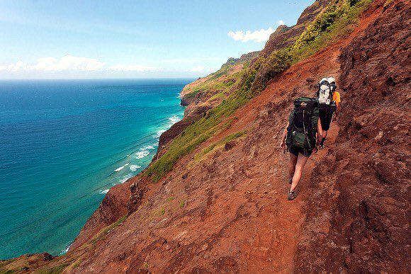 RunDestination's tweet image. Kalalau Trail 
(Hawaii)