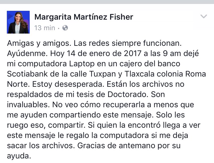 maguifisher's tweet photo. Les suplico un RT a este mensaje. Solo la solidaridad puede lograr que seamos una mejor Ciudad. Gracias de antemano 🙏🙏🙏 https://t.co/io7HBxtGq8