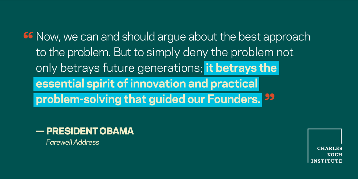 CKinstitute's tweet photo. President Obama called on Americans use debate to spark problem-solving ideas during his farewell address. RT if you agree. https://t.co/Mv4g9R7v8v