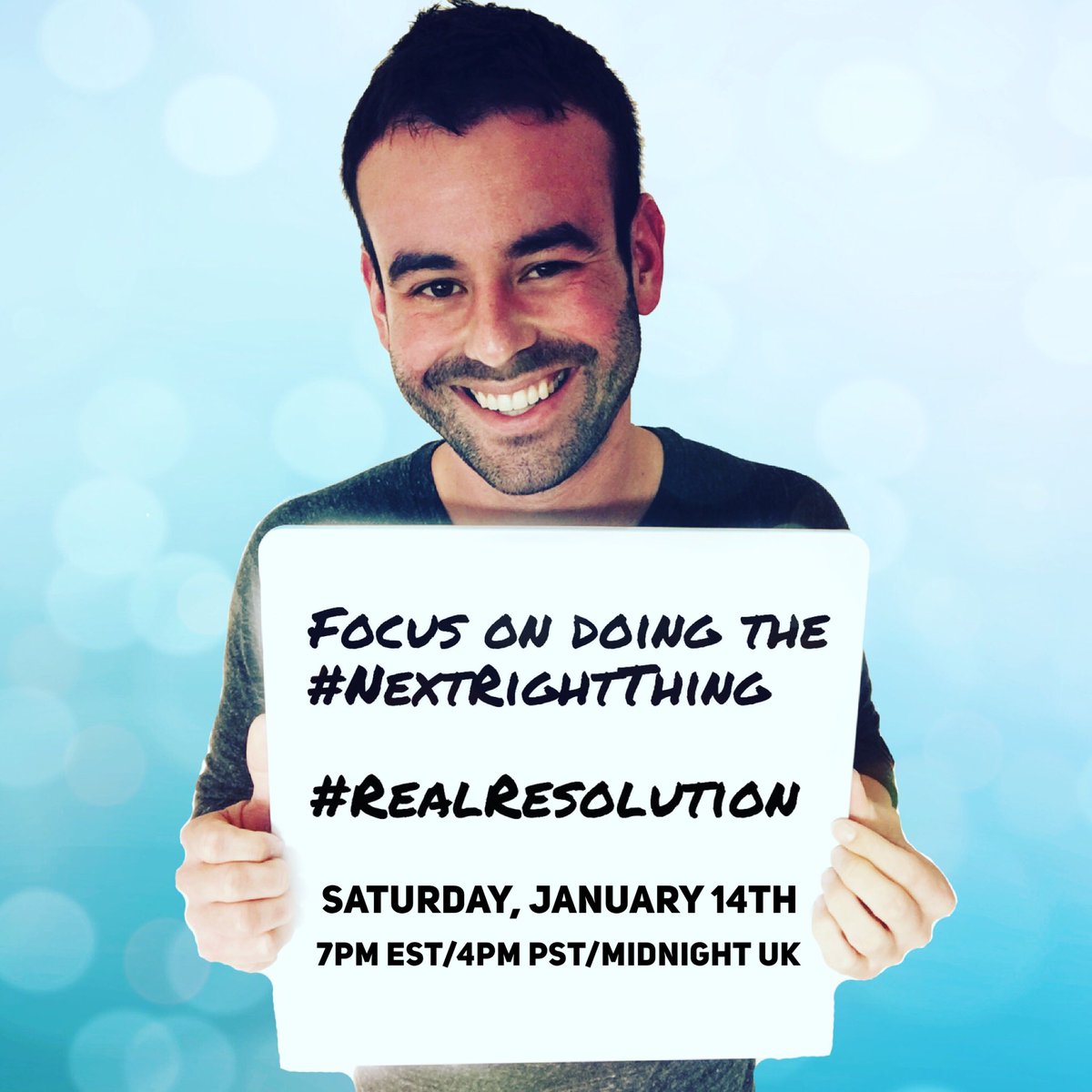 noeldelisle's tweet photo. Going live on @streamLiveme soon! 7pm EST/4pm PST/Midnight UK! Let's talk #RealResolution - Doing the #NextRightThing - See you there! https://t.co/pO5kvyOMIh