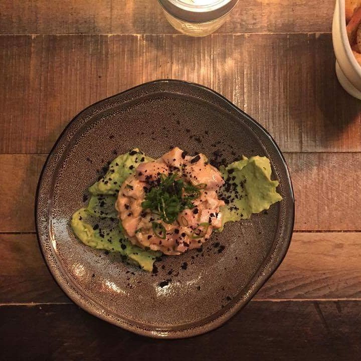 TheAlbionRooms's tweet photo. Last night's #chef #special Salmon Belly Tartare, Avocado Creme Fraiche, Sea Asparagus, Radish #613 #ottawa #onenightonly what's on tonight? https://t.co/s4BSQC041X