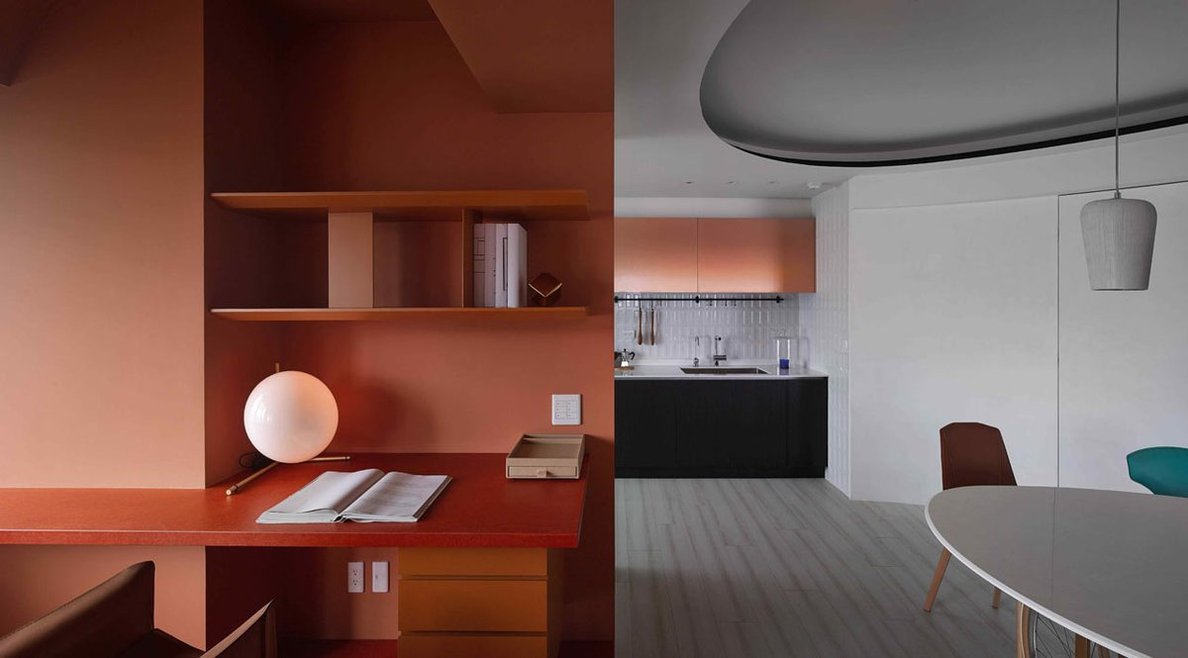 A Colorful  Apartment Inspired by Paper Patterns Used in Fashion bit.ly/2iRIsEk