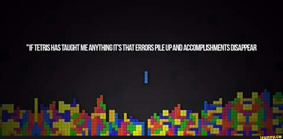 TetrisRelatable's tweet image. Grunge Tetris post 🌚