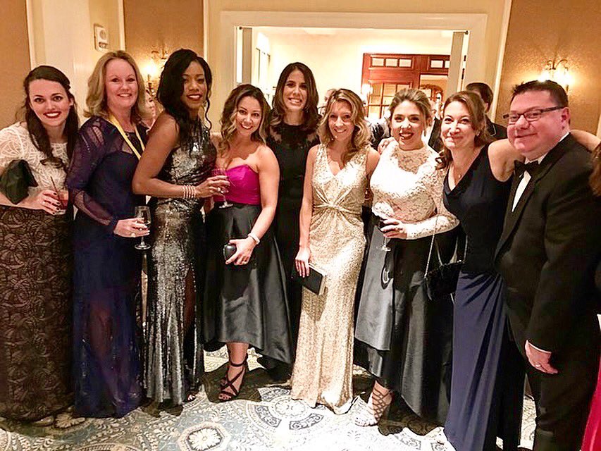 CeeeZeee12's tweet photo. The @ReedExhibitions Jewelry Group at 24 Karat. @WaldorfNYC @RenttheRunway @BadgleyMischka #24karat #waldorf #nyc #eventlife #lovemyjob 💎❤💎 https://t.co/rhMUVF9rRY