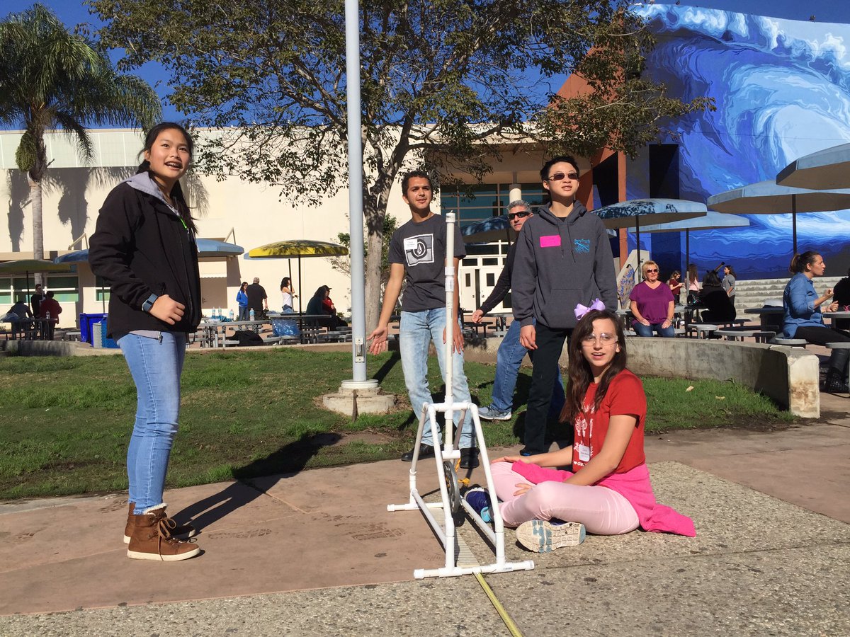 adeseriere's tweet photo. Nailing the target twice!  Cross-district SoBay Engineering Hackathon...Inspired by NG. @northropgrumman @Quest4edu https://t.co/V8cjWbW1Ht
