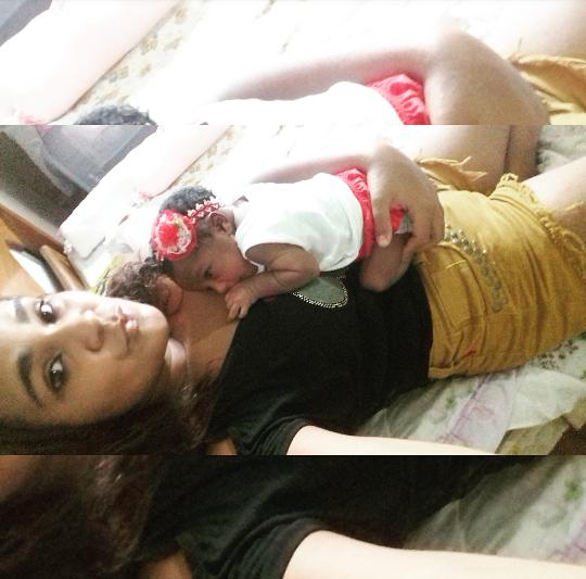 karlafernanda40's tweet photo. #AmoorDaMinhaVidaaa 😍😍👶👶 #Aliceee https://t.co/C7FxVCePZm