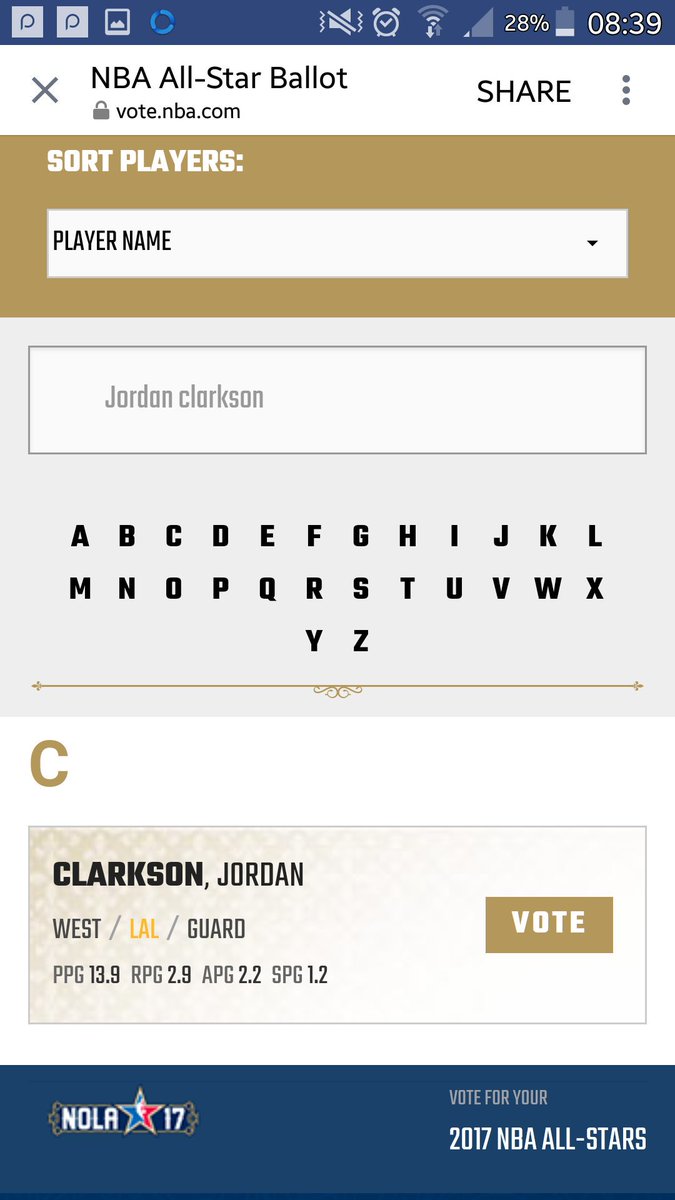 BrandonTuibeo's tweet photo. #NBAVote Jordan Clarkson https://t.co/QU9g4EfMiW