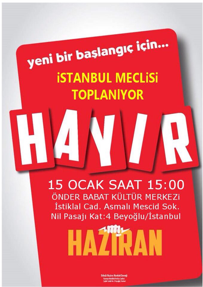 İstanbul Haziran Meclisleri buluşuyor