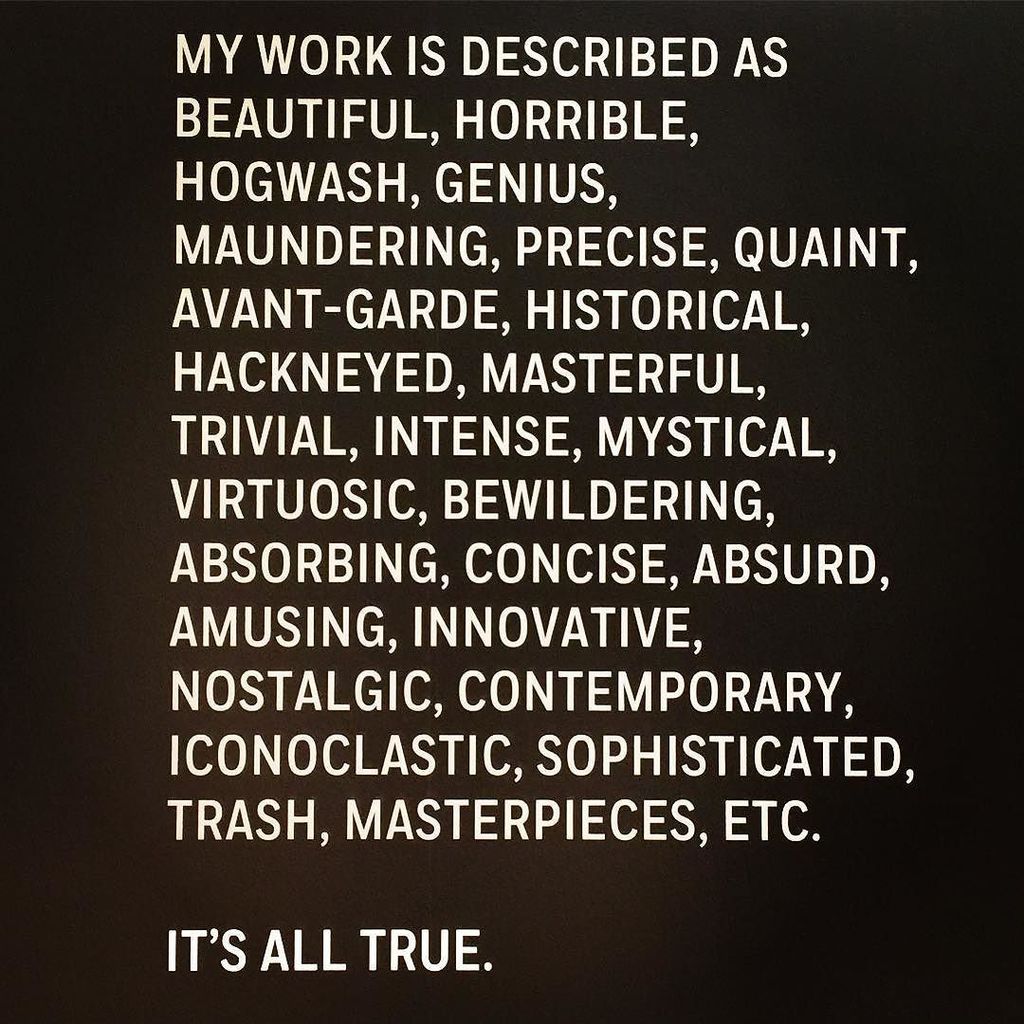 LorenzBaumer's tweet photo. Bruce Connor exhibition at San Francisco Museum of Contemporary Art. This says it all! @sfmoca #inspiration #lorenz… https://t.co/NJn4FGUd30