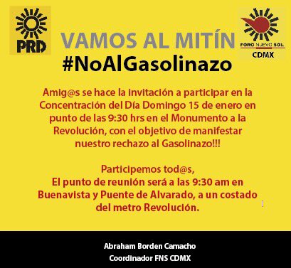 FNS_CDMX's tweet photo. #NoAlGasolinazo vamos todos!! #FNS #FNSCDMX @vromog @abordenc https://t.co/IYAVtLAelZ