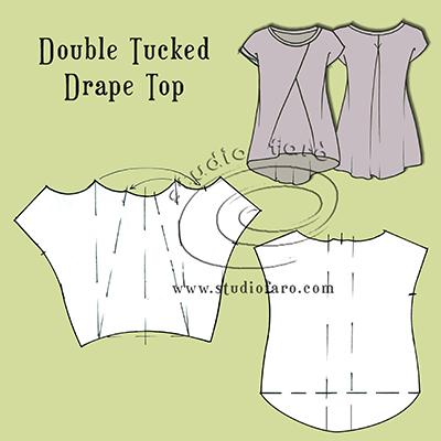 studiofaro's tweet photo. #SelfDraft use any top pattern! #PatternPuzzle - #TuckedDrape https://t.co/Ulxu4FUP7Q #patternmaking Use my blocks: https://t.co/83a0qSRoGJ https://t.co/S0GVvQu6bY