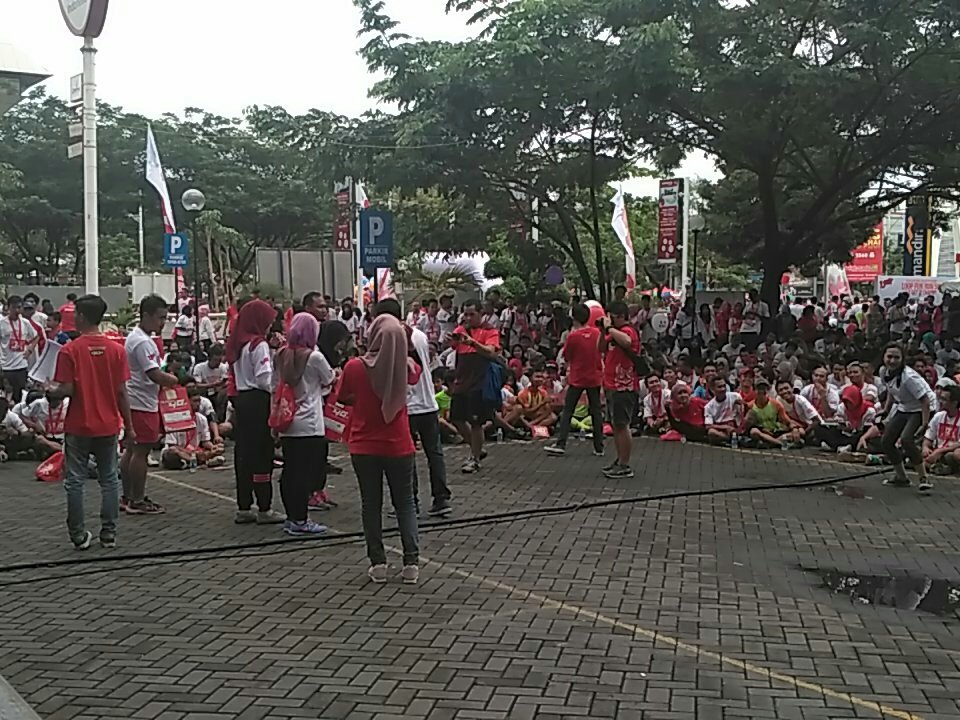 tentangSMG's tweet image. Keriaan di acara #loopfunrun pagi ini. Seruuuuu.....