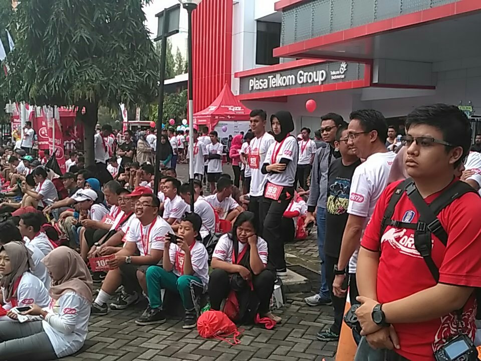 tentangSMG's tweet image. Keriaan di acara #loopfunrun pagi ini. Seruuuuu.....