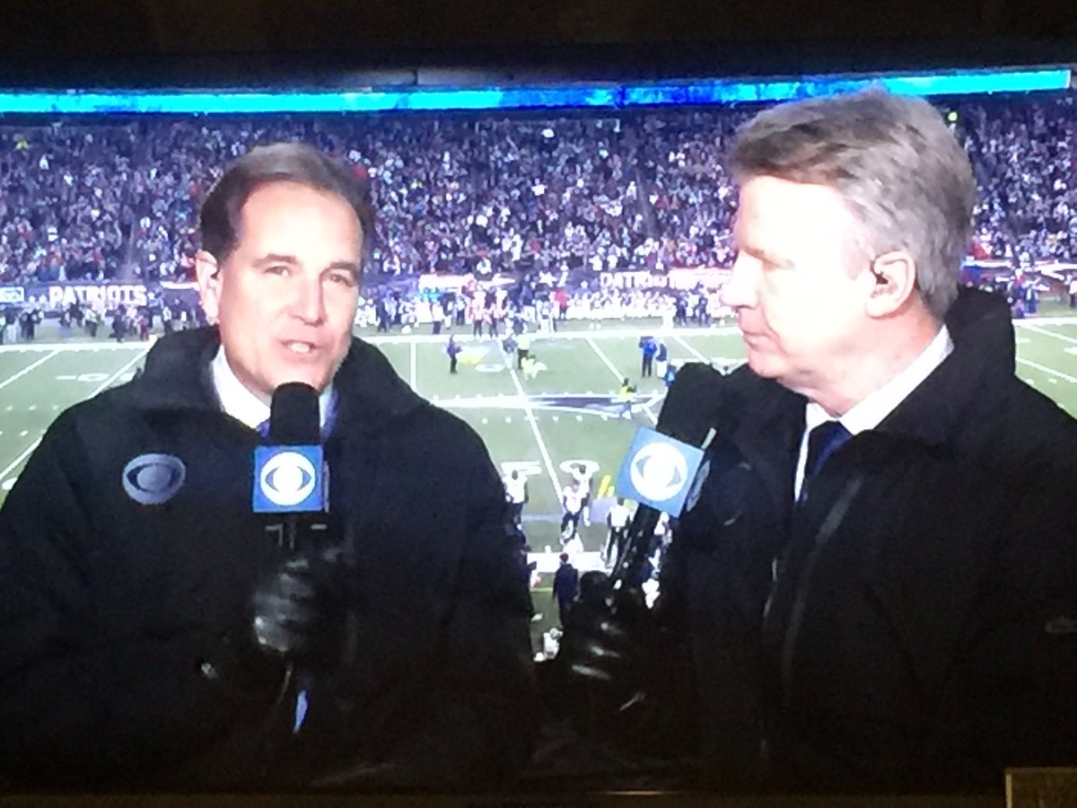 ButHeHere's tweet photo. Jim Nantz #CBSGang in case u forgot https://t.co/g6nCufk2kO