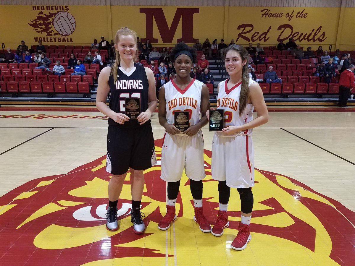 Congrats All-Tournament Selections (L-R):
Maggie Price (JC)
Kayla Walker (MB)
Mikayla Brasel - MVP (MB)
<a href="/jcitygirlsbball/">L Clark</a> <a href="/RedDevilsGBK/">Rob Kirk</a>