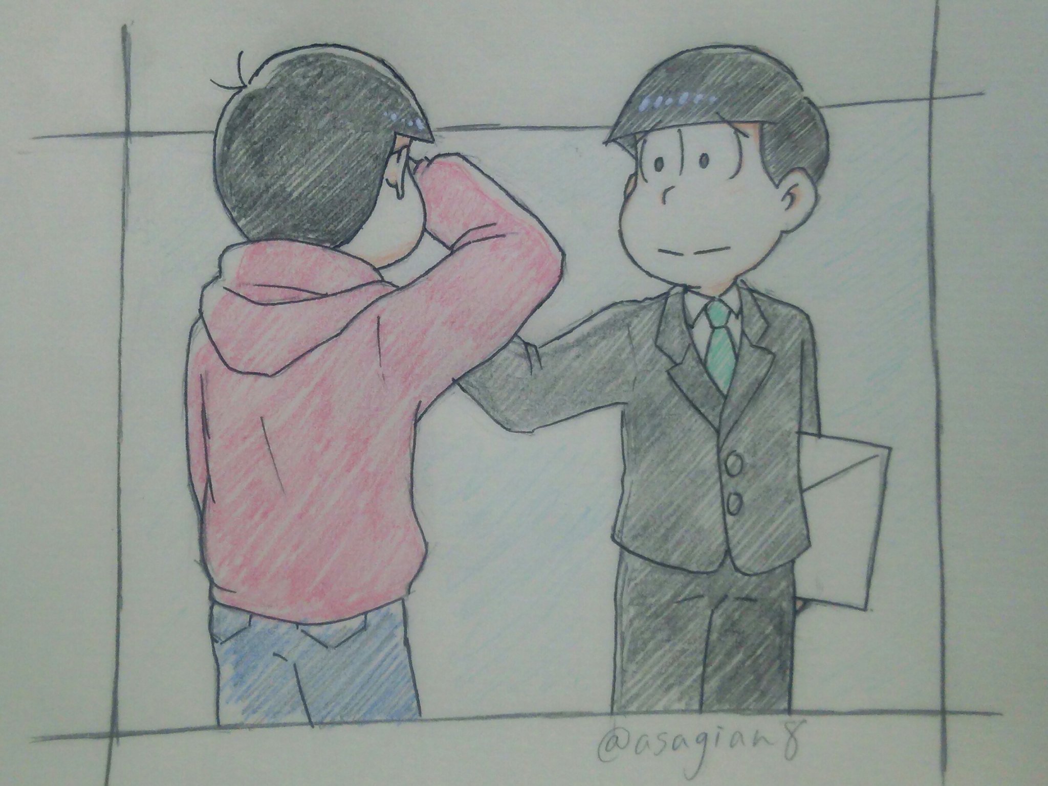知秋 速度松で いかないで おそ松さん ボカロ イラスト T Co 04nrwijkir Twitter